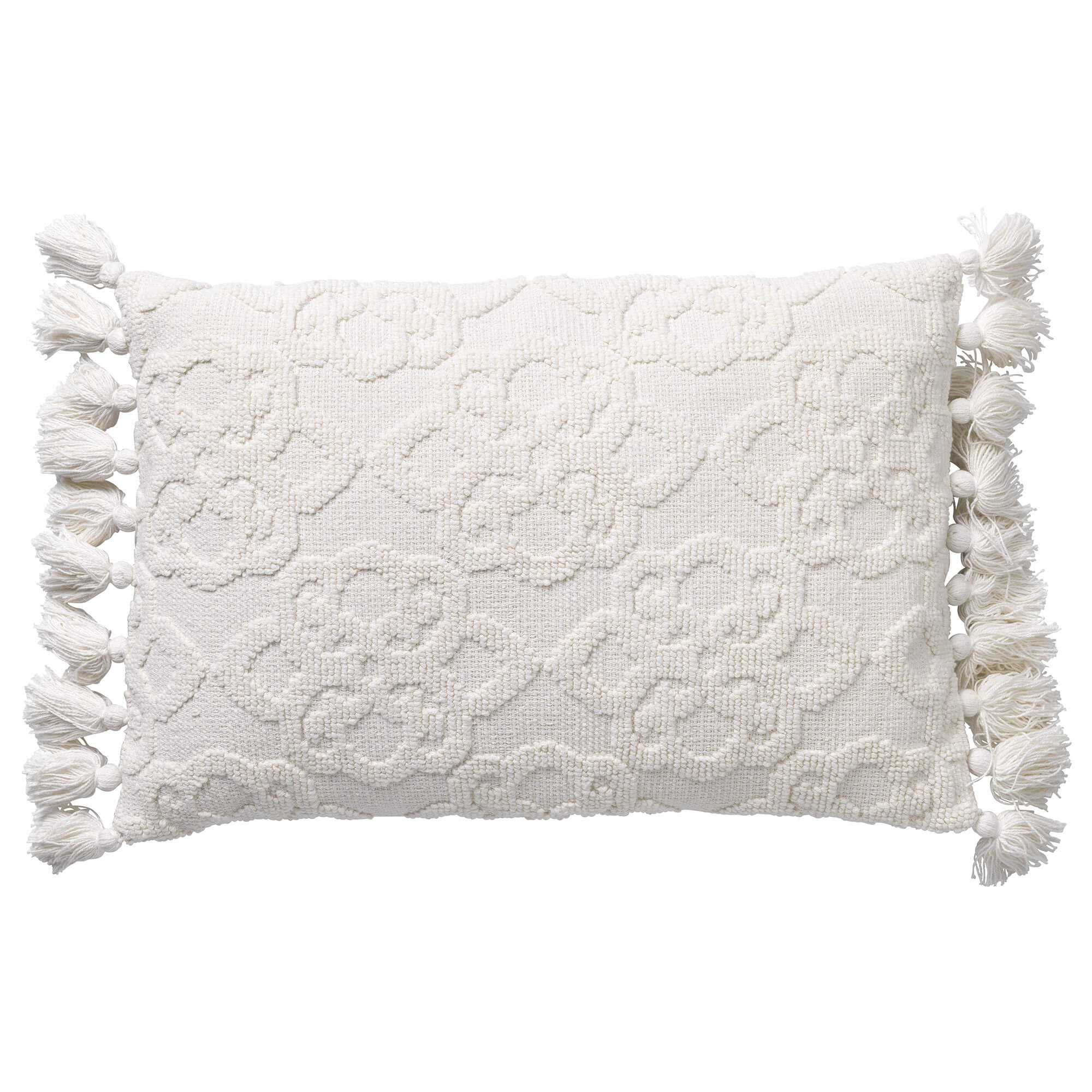 APHRODITE | Coussin | 40x60 cm Snow White | Blanc | Hoii | Avec un rembourrage luxueux