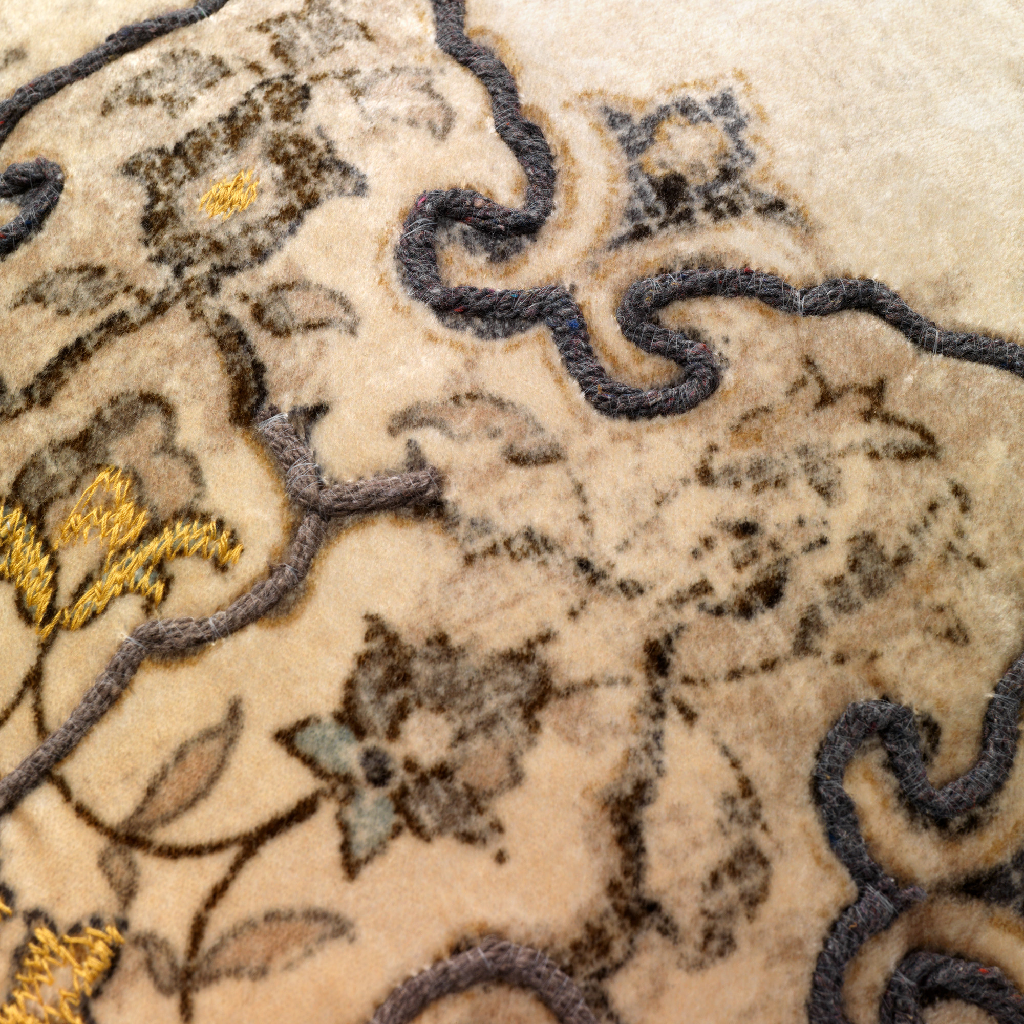 ROMAIN, Coussin, 45x45 cm Pumice Stone, Beige, Hoii, Avec un  rembourrage luxueux