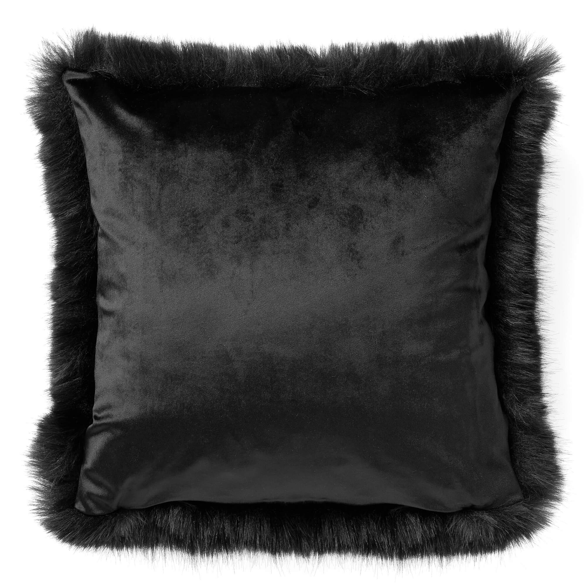 JULIA | Coussin 45x45 cm | Raven | Noir | Hoii | Avec coussin intérieur de luxe