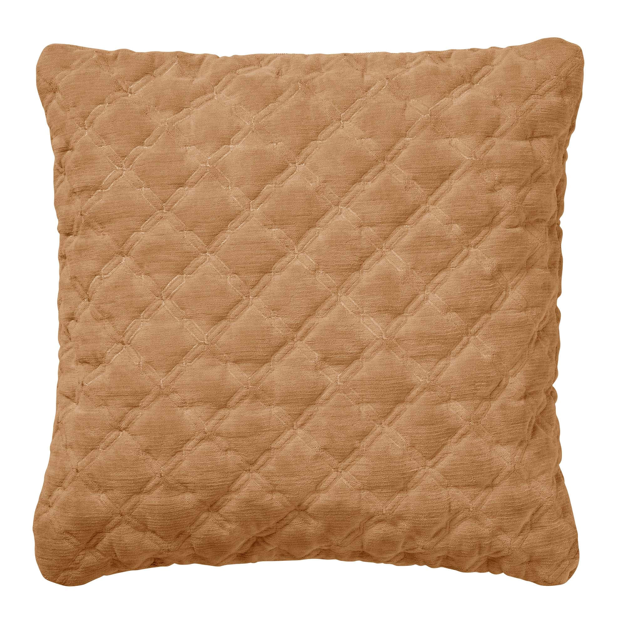 ADELE | Coussin | 45x45 cm Tobacco Brown | Marron | Hoii | Avec un rembourrage luxueux