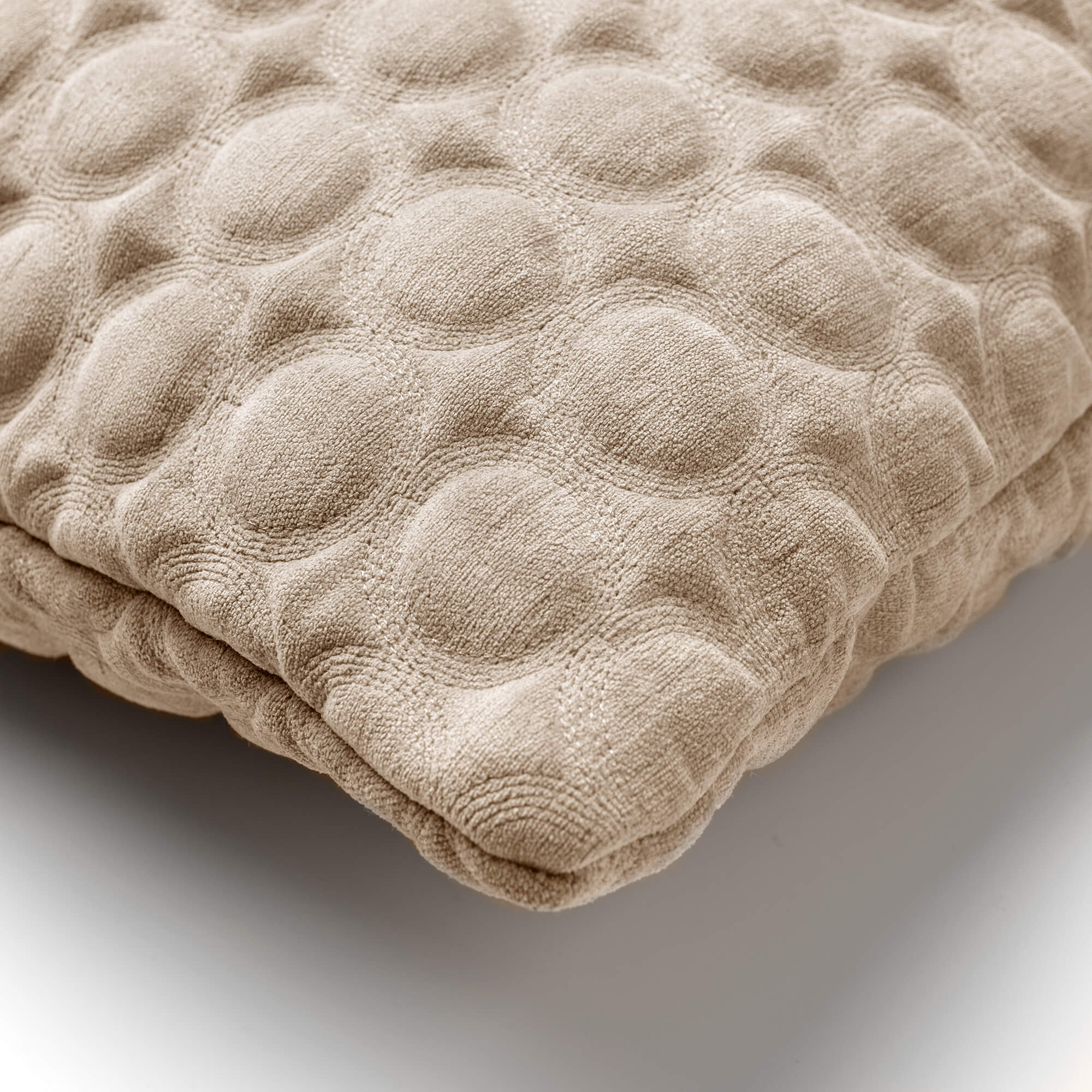 ADRIANE | Cushion | 45x45 cm Pumice Stone | Beige | Hoii | With luxury inner cushion