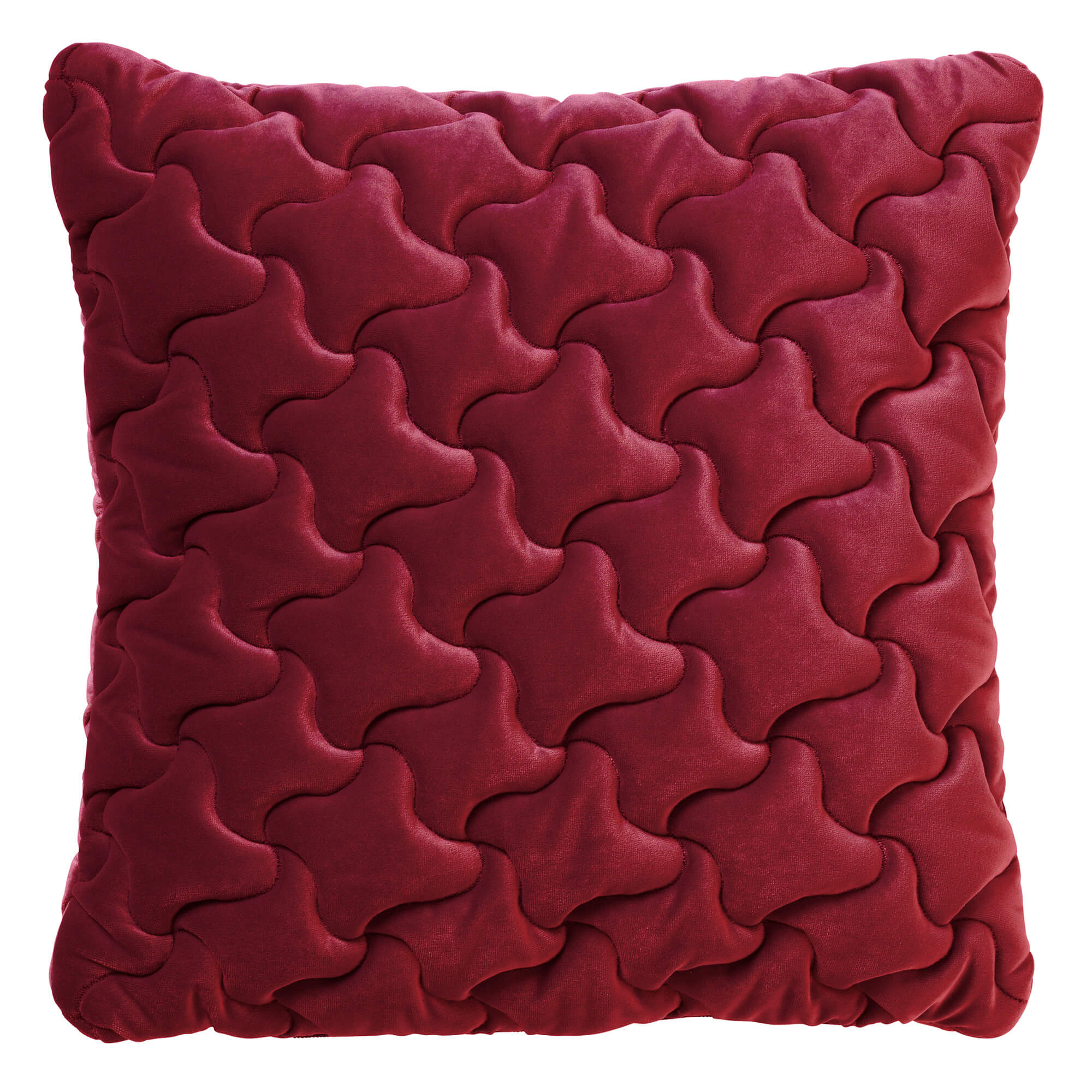 AMELIE | Coussin | 45x45 cm Merlot | Rouge | Hoii | Avec un rembourrage luxueux