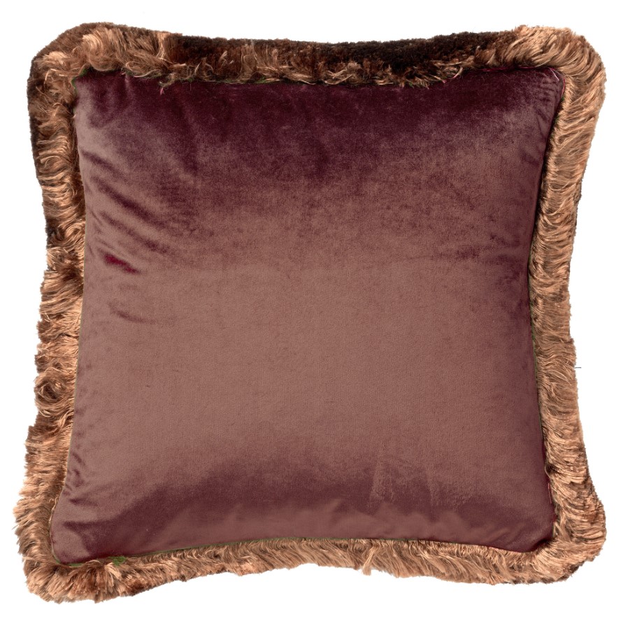 BIJOU | Coussin | 45x45 cm Merlot | Rouge | Hoii | Avec un rembourrage luxueux