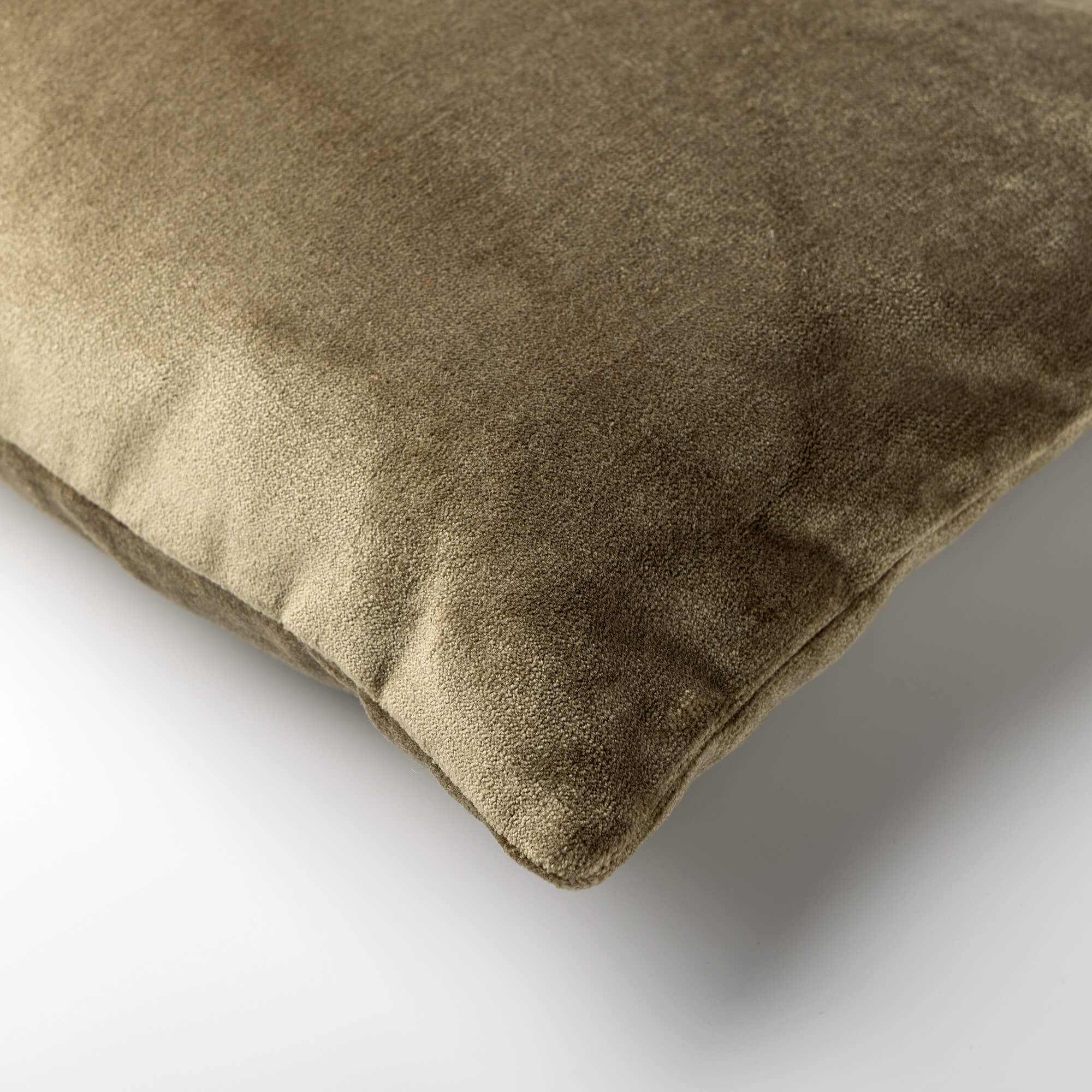 CELESTE | Coussin 45x45 cm | Military Olive | Vert | Hoii | avec rembourrage durable